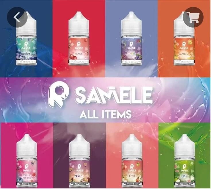 美國 冰釀 SAMELE 煙油 30ML|【小煙油專區】各式煙油品牌|蒸氣天堂|冰釀系列 SAMELE 30ML